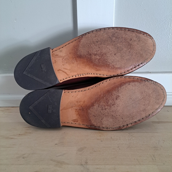 Allen Edmonds Men’s Loafers – Braided Trim Penny Slip-On – 9.5 EEE Wide - Picture 4 of 7